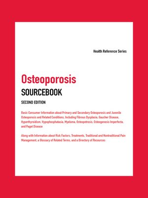 cover image of Osteoporosis Sourcebook